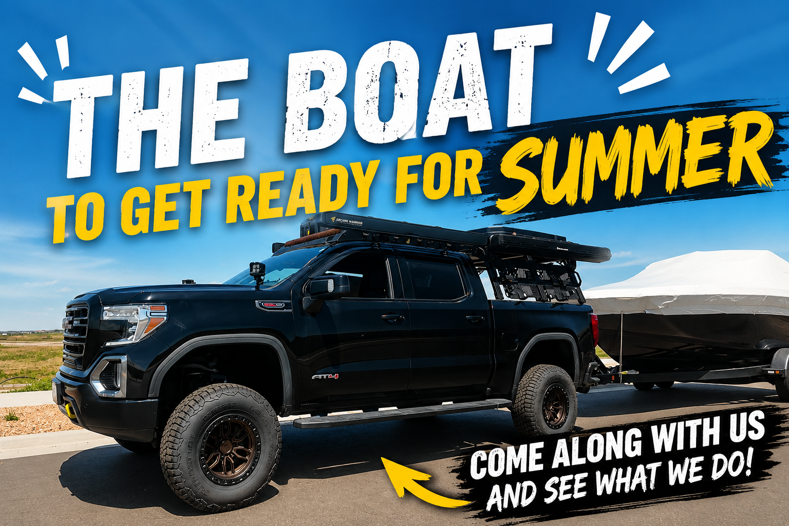 picking up the boat for summer
